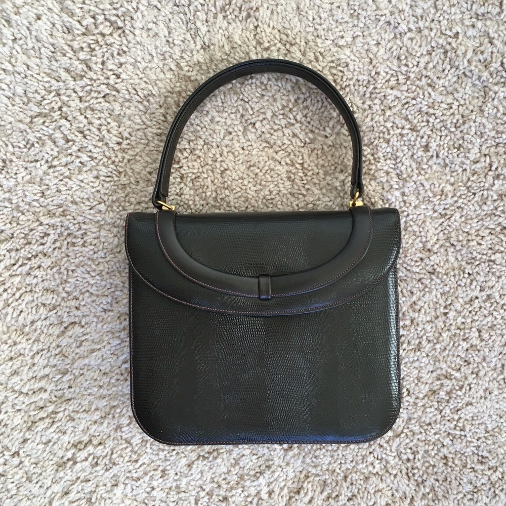 Vintage Bag by Supreme Genuine Leather Lined Brown small purse